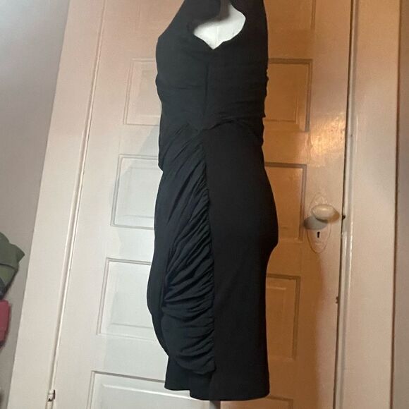 Alice + Olivia Chiffon Drape Sheath Dress - Picture 8 of 15